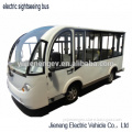 CE approved 11 passengers JN6118KAF cheap electric mini tour bus with aluminum hard door